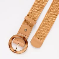 Liz Claiborne O-Ring Buckle Strech Belt Womens