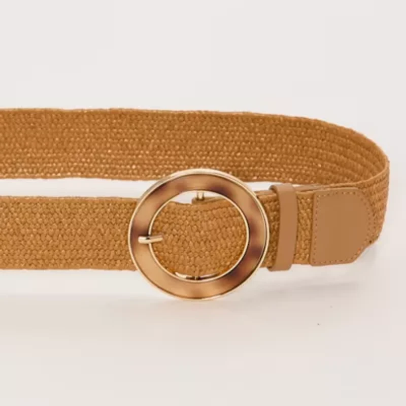Liz Claiborne O-Ring Buckle Strech Belt Womens