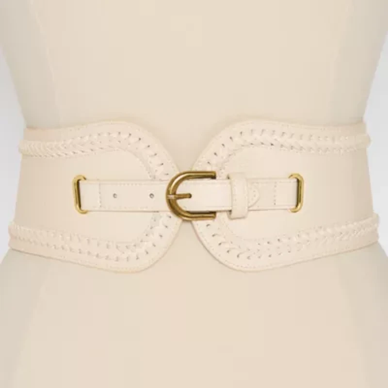 a.n.a Whipstitch Edge Stretch Belt Womens