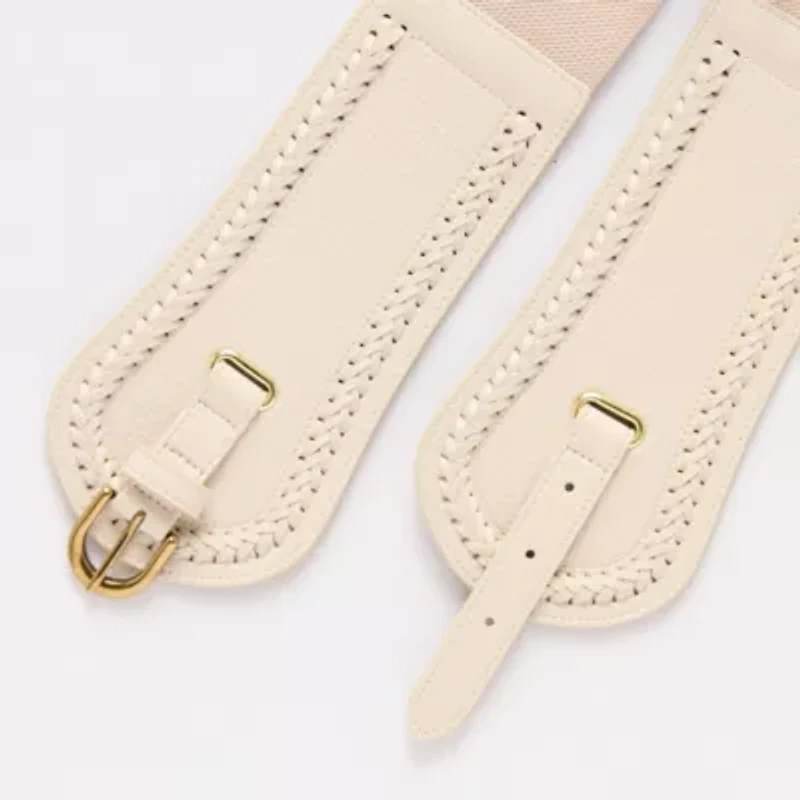 a.n.a Whipstitch Edge Stretch Belt Womens