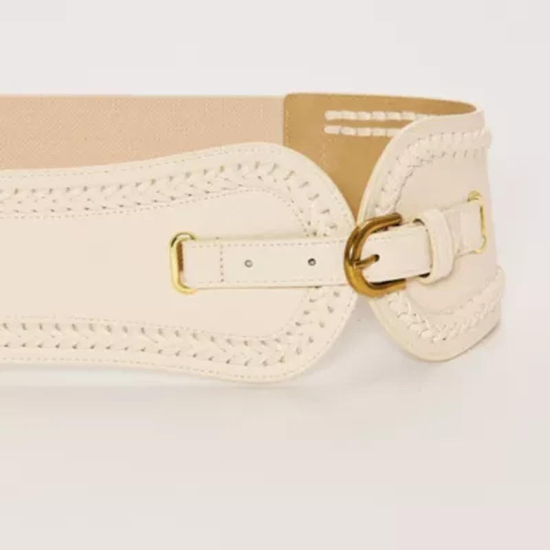 a.n.a Whipstitch Edge Stretch Belt Womens