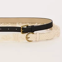 a.n.a Macarame And Solid 2-For-1 Belt Set Womens