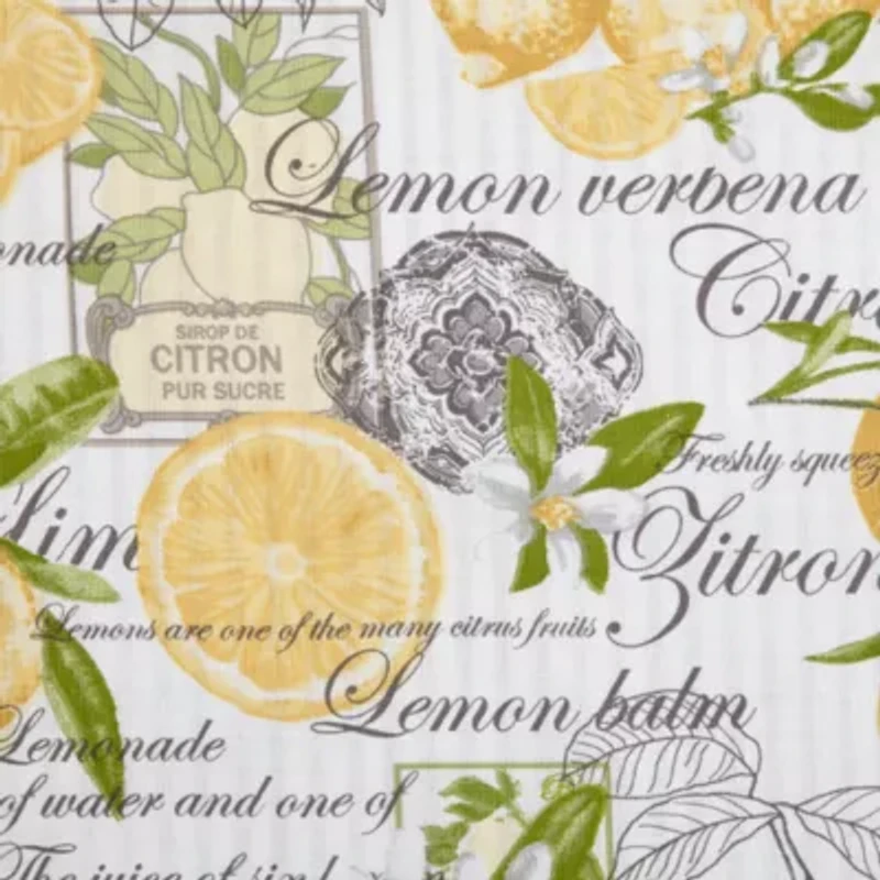 Home Expressions Lemon Zest 2-pc. Rod Pocket Window Tier