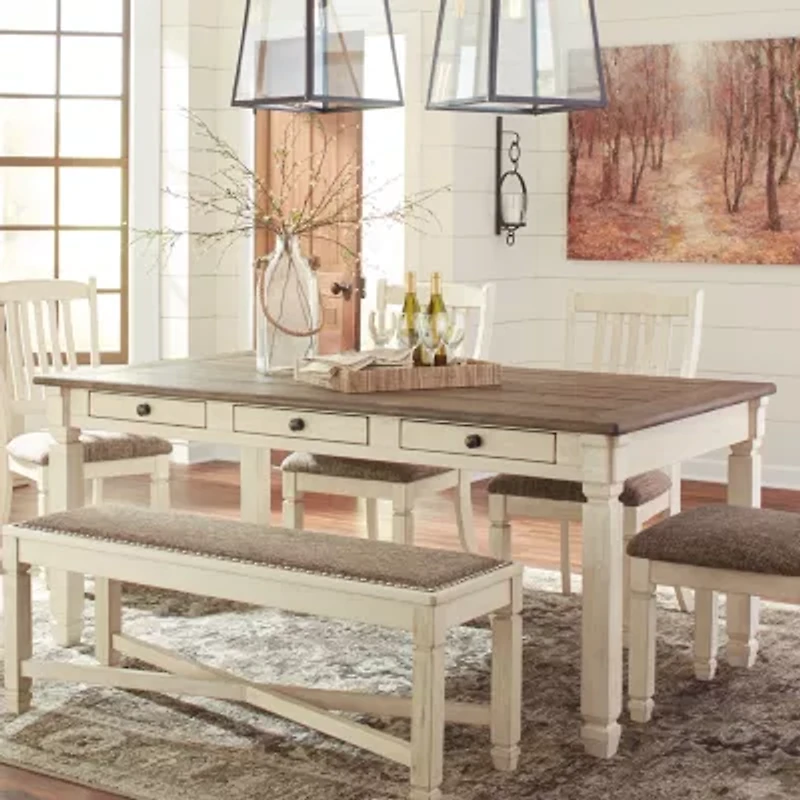 Signature Design by Ashley® Roanoke Rectangular Wood-Top Dining Table