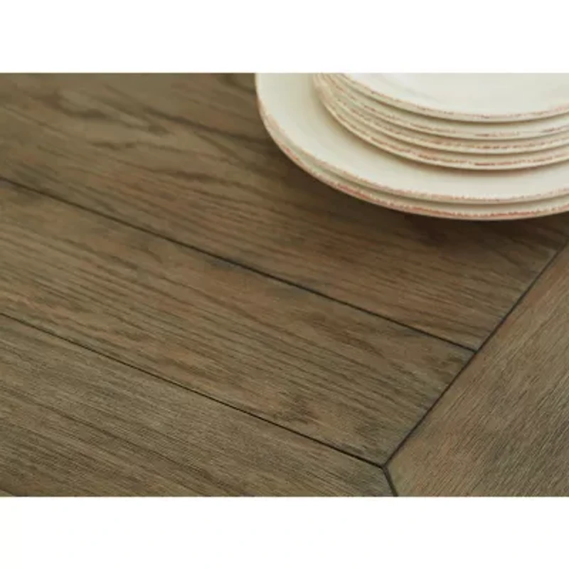 Signature Design by Ashley® Roanoke Rectangular Wood-Top Dining Table