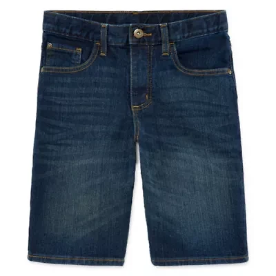 Arizona Little & Big Kid Boys Stretch Fabric Denim Short