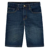 Arizona Little & Big Kid Boys Stretch Fabric Denim Short