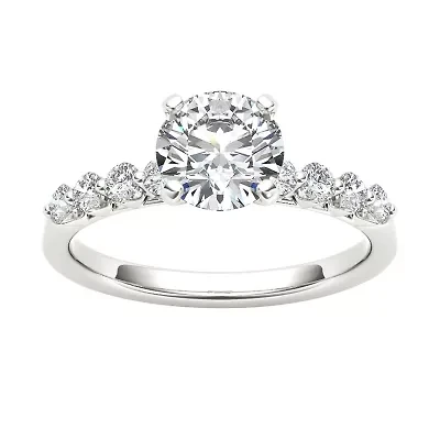 CT.T.W. Natural Round Diamond 14K Gold Engagement Ring