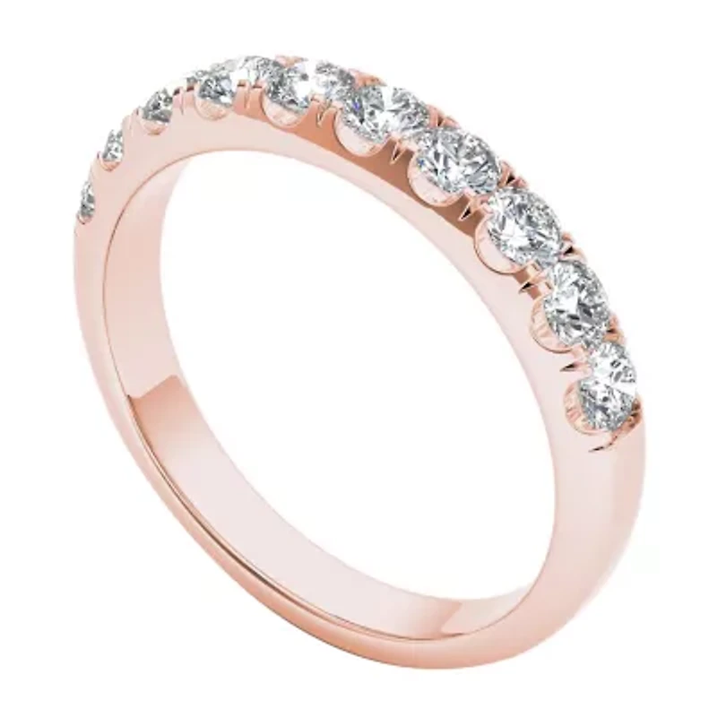 Womens 2.5MM 3/4 CT. T.W. Natural White Diamond 14K Gold Wedding Band