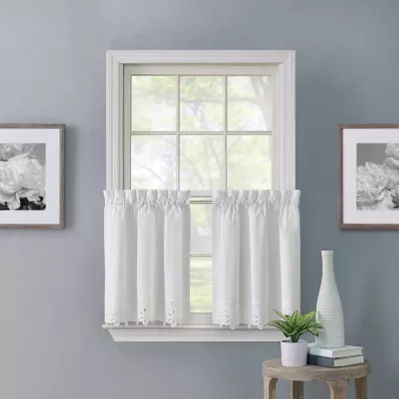 Regal Home Battenburg 2-pc. Rod Pocket Window Tier