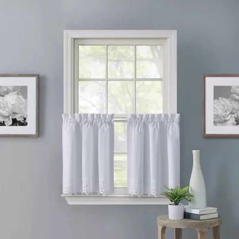 Regal Home Battenburg 2-pc. Rod Pocket Window Tier