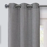 Regal Home Surfaces Solid Grommet Top Light-Filtering Single Curtain Panel