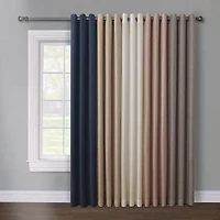 Regal Home Surfaces Solid Grommet Top Light-Filtering Single Curtain Panel