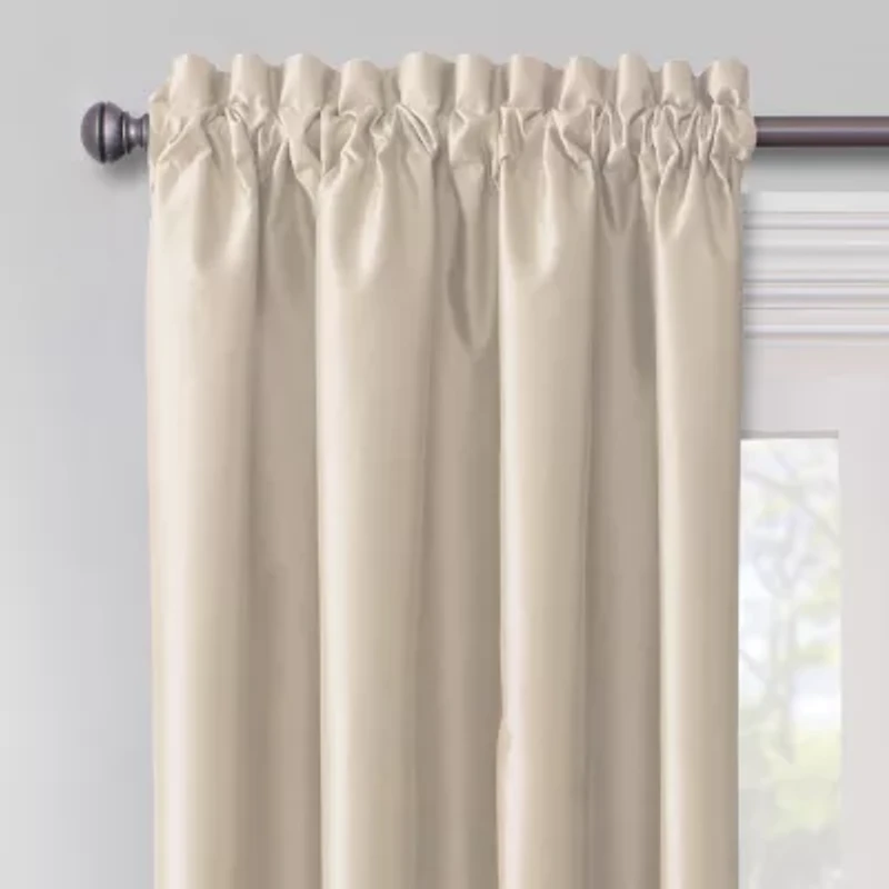 Max Blackout Mystique Rod Pocket 100% Single Curtain Panel