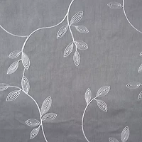 Max Blackout Mystique Grommet Top Embroidered 100% Single Curtain Panel