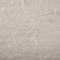 Max Blackout Mystique Grommet Top Embroidered 100% Single Curtain Panel