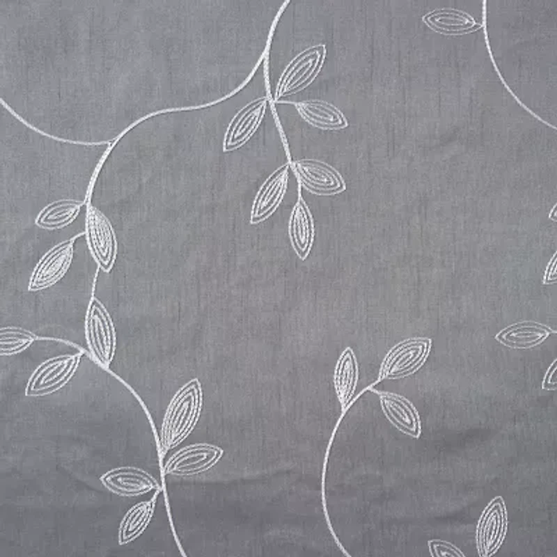 Max Blackout Mystique Rod Pocket Embroidered 100% Single Curtain Panel