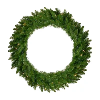 36'' Pre-Lit Eastern Pine Artificial Christmas Wreath - Clear Lights