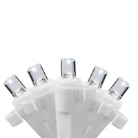35 Battery Operated Clear LED Wide Angle Icicle Christmas Lights - 6.5 ft White Wire