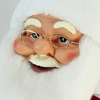 5' Red Animated Musical Inflatable Santa Claus Christmas Figurine