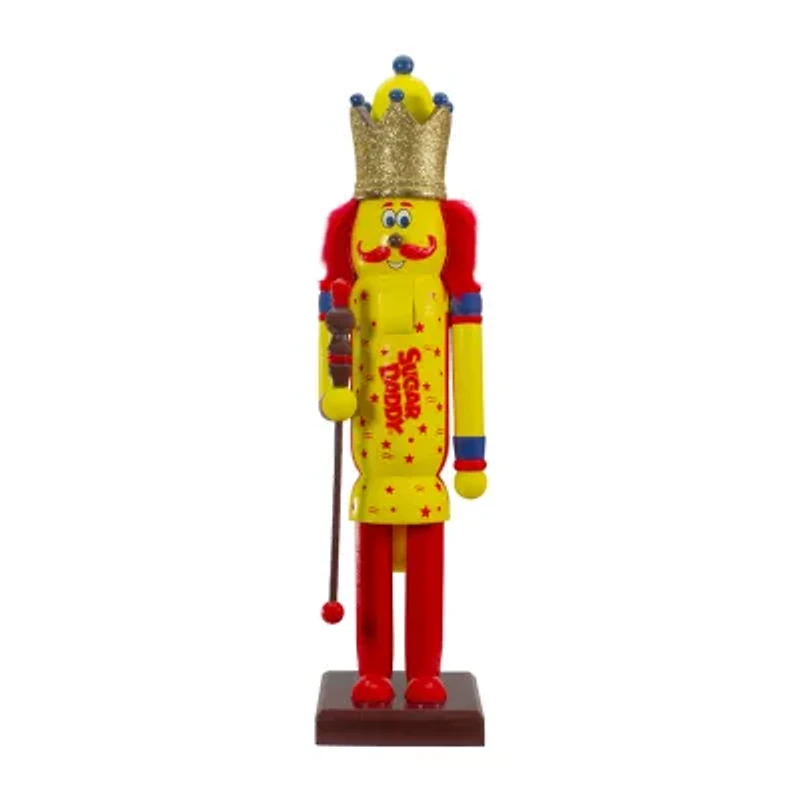 14'' Tootsie Roll Sugar Daddy Wooden Christmas Nutcracker Figure