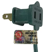 25-Count Clear C7 Twinkle Christmas Light  24ft Green Wire