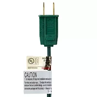 25-Count Clear C7 Mini Christmas Light Set  24ft Green Wire