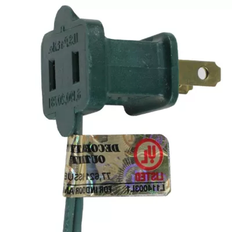 25-Count Clear Transparent C9 Twinkle Christmas Lights - 24 ft Green Wire