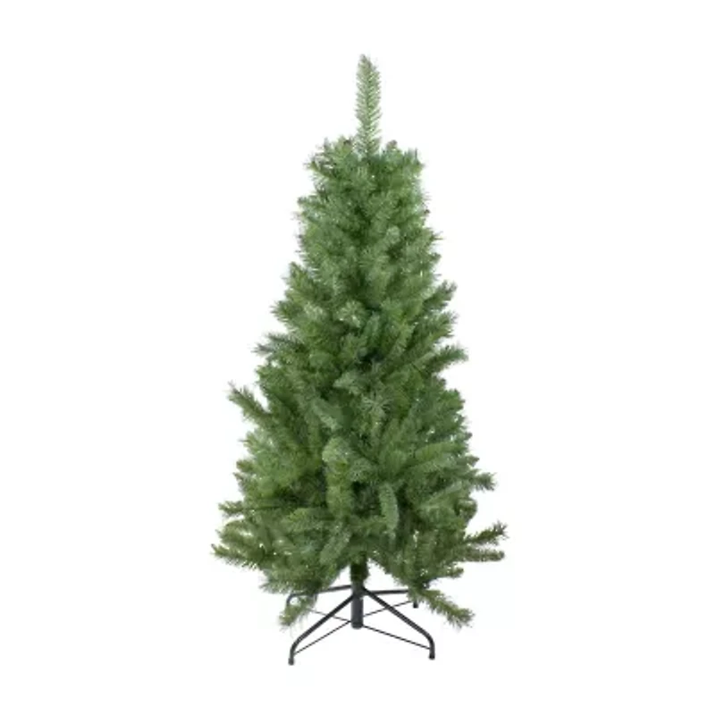 4.5' x 28'' Slim Mixed Pine Artificial Christmas Tree - Unlit