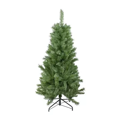 4.5' x 28'' Slim Mixed Pine Artificial Christmas Tree - Unlit