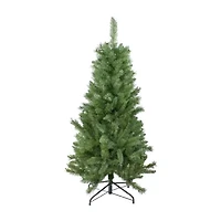 4.5' x 28'' Slim Mixed Pine Artificial Christmas Tree - Unlit