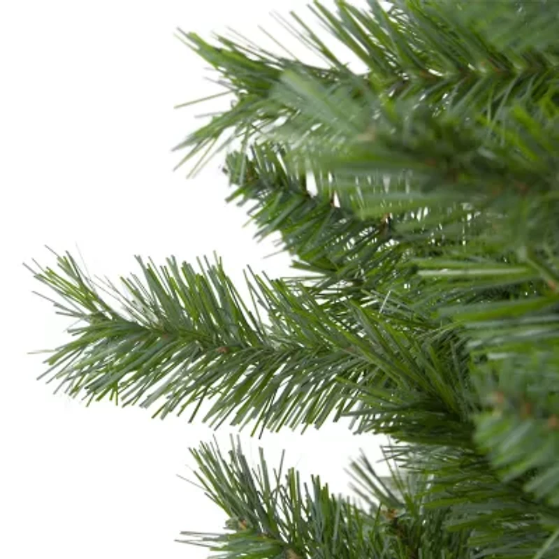 4.5' x 28'' Slim Mixed Pine Artificial Christmas Tree - Unlit