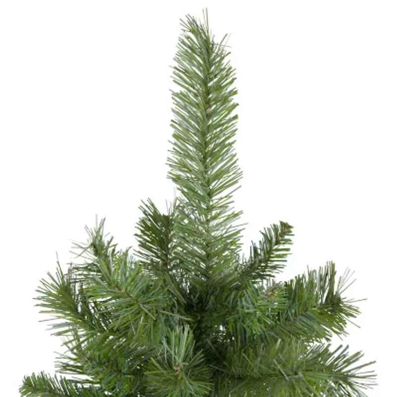 4.5' x 28'' Slim Mixed Pine Artificial Christmas Tree - Unlit