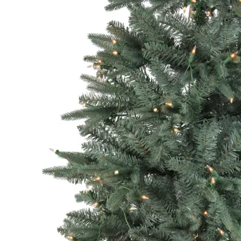 7.5' Pre-Lit Washington Frasier Fir Slim Artificial Christmas Tree - Clear Lights