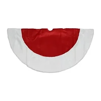 Northlight Red And White Traditional Border Tree Skirt