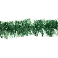 50' x 2.75'' Green Tinsel Artificial Christmas Garland - Unlit