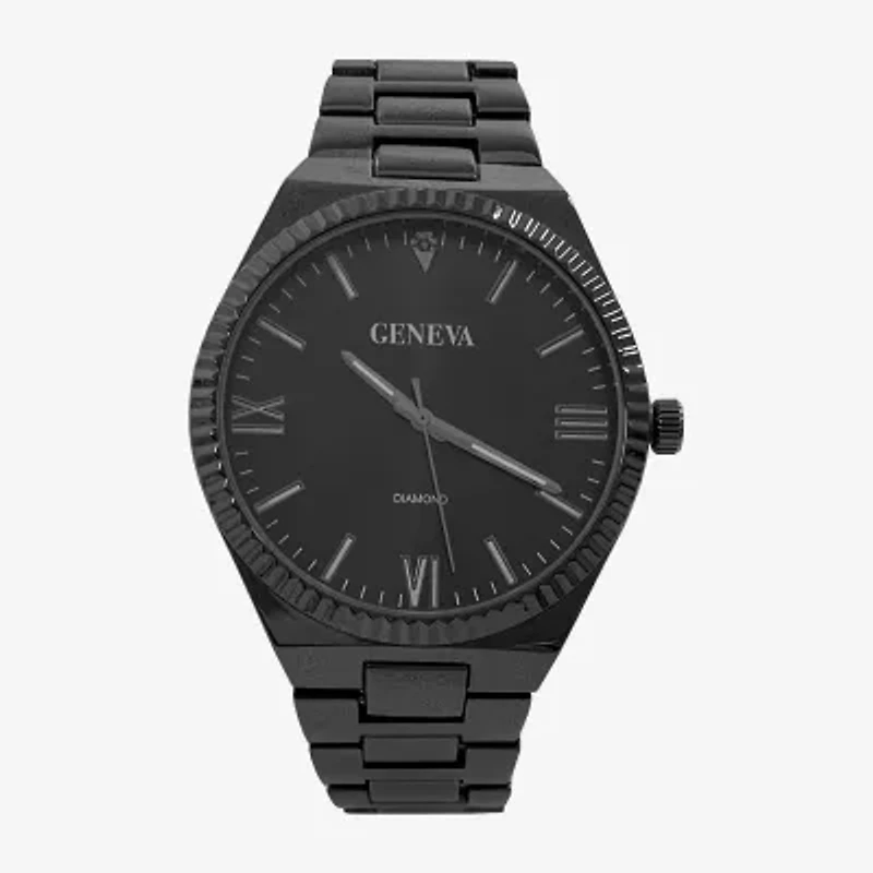 Geneva Mens Black Bracelet Watch Mac8169jc