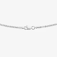 Silver Reflections Womens Pure Silver Over Brass 18 Inch Rolo Chain Necklace