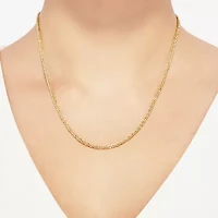 Unisex Adult 10K Gold 18 Inch Rope Chain Necklace