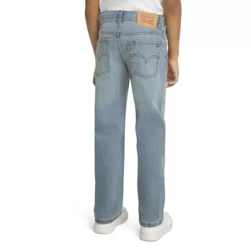 Levi's® Little Boys Adjustable Waist Mid Rise 514™ Straight Leg Jean