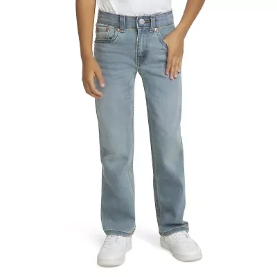 Levi's Little Boys Adjustable Waist Mid Rise 514 Straight Leg Jean