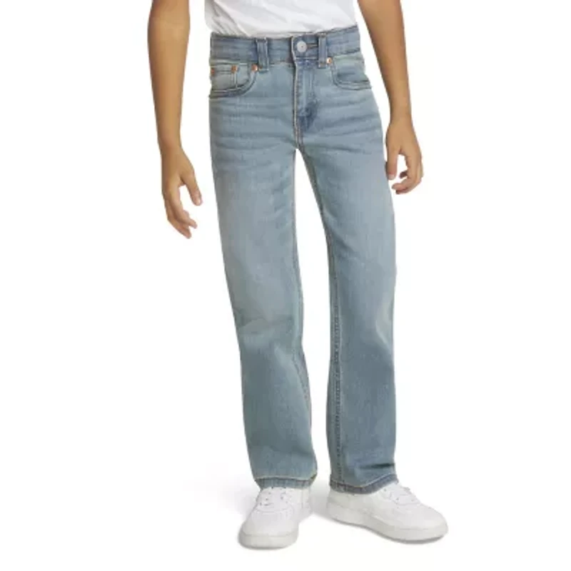 Levi's® Little Boys Adjustable Waist Mid Rise 514™ Straight Leg Jean