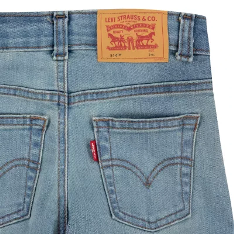 Levi's® Little Boys Adjustable Waist Mid Rise 514™ Straight Leg Jean