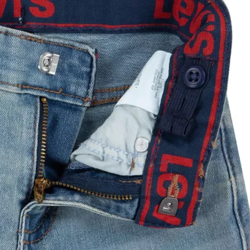 Levi's® Little Boys Adjustable Waist Mid Rise 514™ Straight Leg Jean