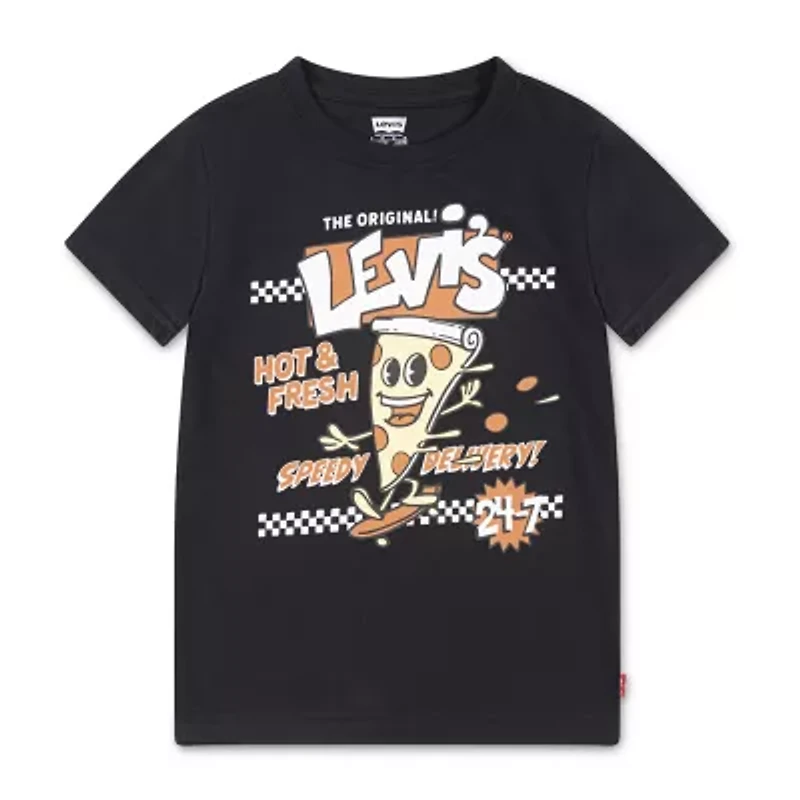 Levi's® Little Boys Crew Neck Short Sleeve Regular Fit Graphic T-Shirt