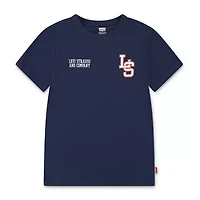 Levi's® Little Boys Crew Neck Short Sleeve Regular Fit Graphic T-Shirt