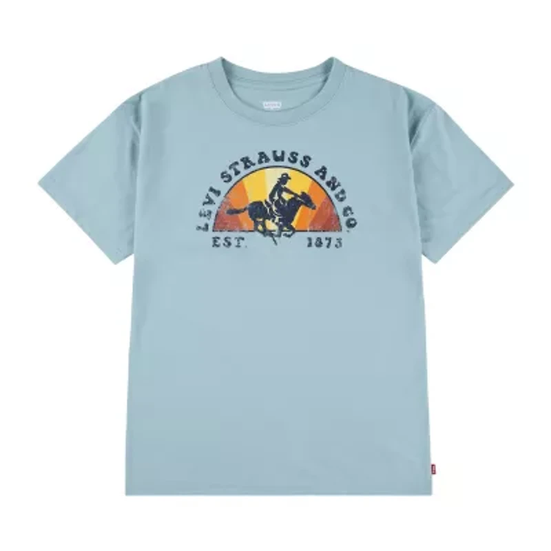 Levi's Little Boys Crew Neck Short Sleeve Regular Fit Graphic T-Shirt