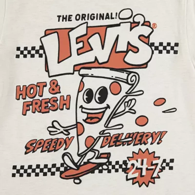 Levi's® Little Boys Crew Neck Short Sleeve Regular Fit Graphic T-Shirt