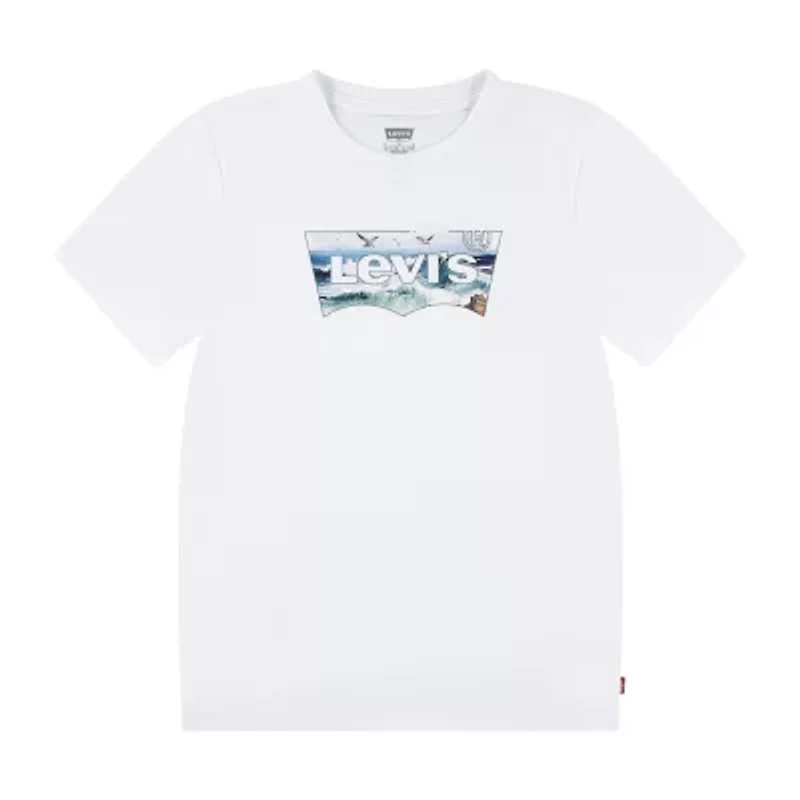 Levi's® Big Kid Boys Crew Neck Short Sleeve Regular Fit Graphic T-Shirt
