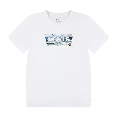 Levi's® Big Kid Boys Crew Neck Short Sleeve Regular Fit Graphic T-Shirt